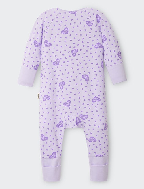 Bonds Endless Love Newbies Coverall , Purple product photo View 02 L