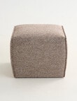 Haven Furniture Bloc Ottoman, Coffee product photo View 03 S
