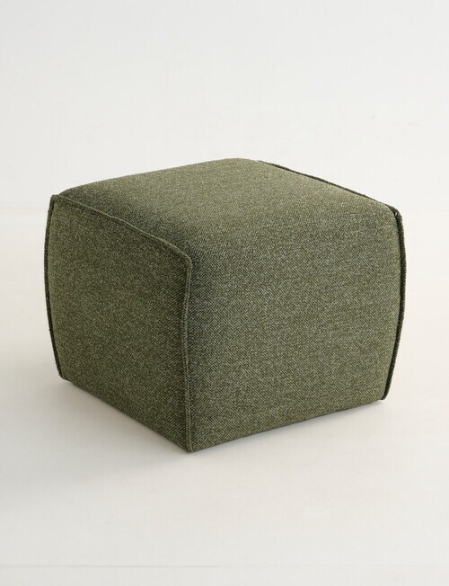 Haven Furniture Bloc Ottoman, Kale product photo