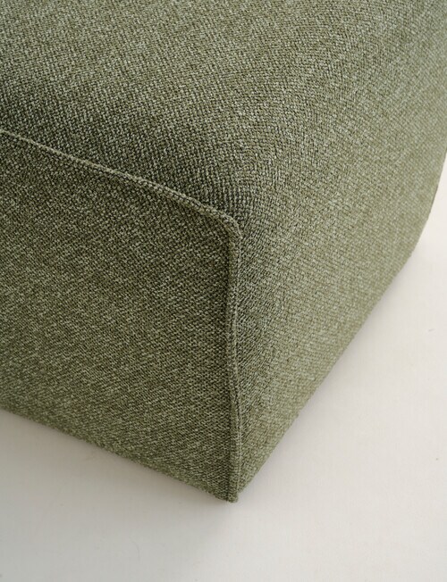Haven Furniture Bloc Ottoman, Kale product photo View 05 L