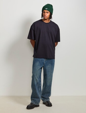 AIR SPACE Oversized Tee, Black product photo