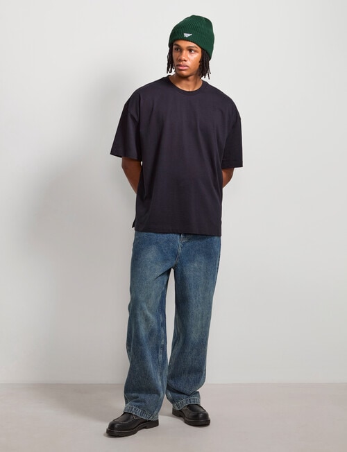 AIR SPACE Oversized Tee, Black product photo