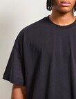AIR SPACE Oversized Tee, Black product photo View 04 S