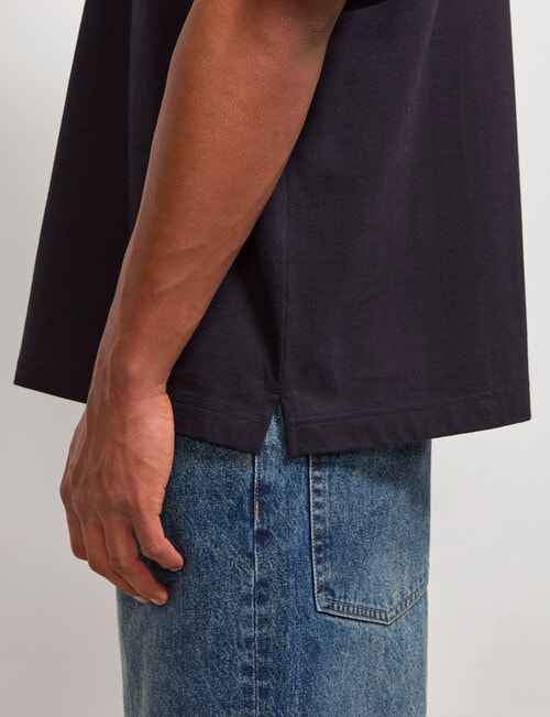 AIR SPACE Oversized Tee, Black product photo View 06 L