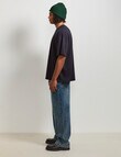 AIR SPACE Oversized Tee, Black product photo View 07 S