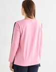 Line 7 Long Sleeve Reframe Top, Candy Pink product photo View 02 S