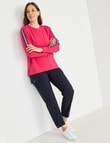 Line 7 Strive Jersey Top, Raspberry product photo View 03 S
