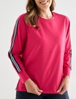 Line 7 Strive Jersey Top, Raspberry product photo View 04 S