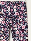 Mac & Ellie Woodland Floral Full Length Legging, Navy product photo View 02 S