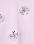 Mac & Ellie Tulle Butterflies Long Sleeve Tee, Soft Lilac product photo View 02 S