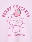 Mac & Ellie Cupcake Long Sleeve Tee, Soft Lilac product photo View 02 S