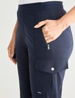 Line 7 Deal Pant With Zip and Cargo Pocket, Navy product photo View 04 S