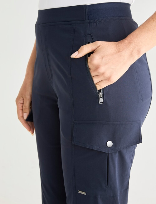 Line 7 Deal Pant With Zip and Cargo Pocket, Navy product photo View 04 L
