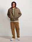 AIR SPACE Sherpa Jacket, Green product photo View 08 S