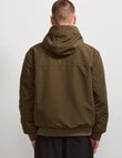 AIR SPACE Zip Thru Hooded Jacket, Green product photo View 03 S