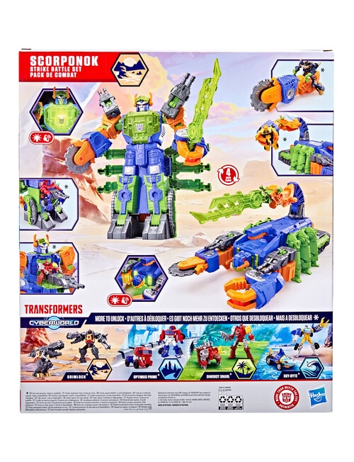 Transformers Cyberworld Scorponok Strike Battle product photo View 05 L