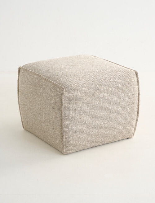 Haven Furniture Bloc Ottoman, Oat product photo