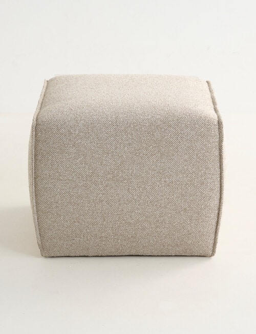 Haven Furniture Bloc Ottoman, Oat product photo View 02 L