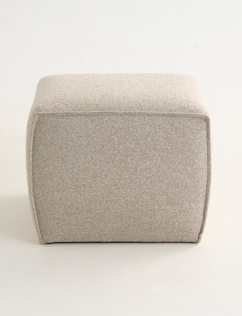 Haven Furniture Bloc Ottoman, Oat product photo View 03 L