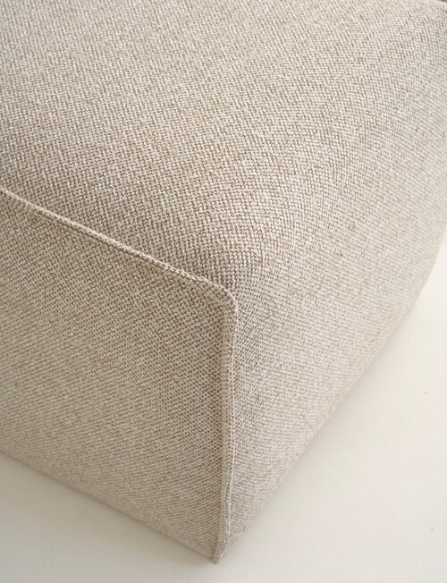 Haven Furniture Bloc Ottoman, Oat product photo View 04 L