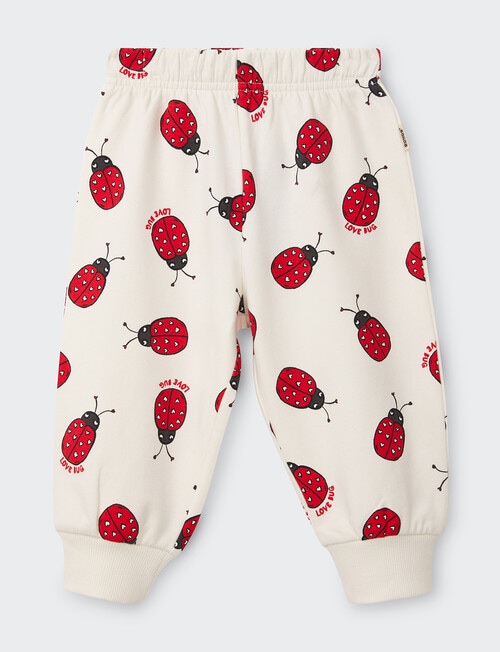 Bonds Love Bug Roomies Trackpant, Cream & Red product photo