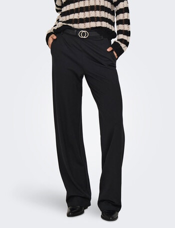 ONLY Poptrash Straight Pant, Black product photo
