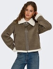 ONLY Kingston Cord Bond Jacket, Rain Drum Birch product photo View 04 S