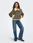 ONLY Kingston Cord Bond Jacket, Rain Drum Birch product photo View 05 S