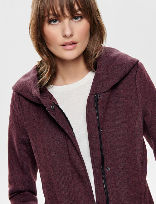 ONLY Sedona Light Coat, Chocolate Truffle Marle product photo View 03 L