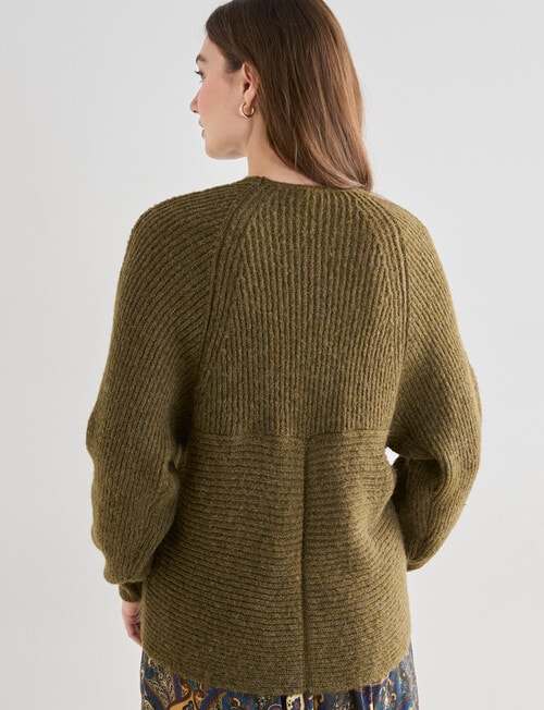 Whistle Wrap Jumper, Kelp product photo View 02 L