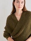 Whistle Wrap Jumper, Kelp product photo View 05 S