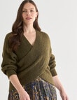 Whistle Wrap Jumper, Kelp product photo View 12 S