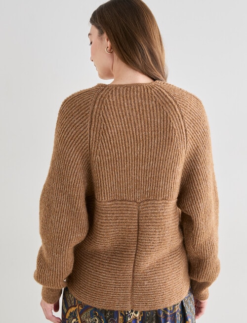 Whistle Wrap Jumper, Bronze product photo View 02 L