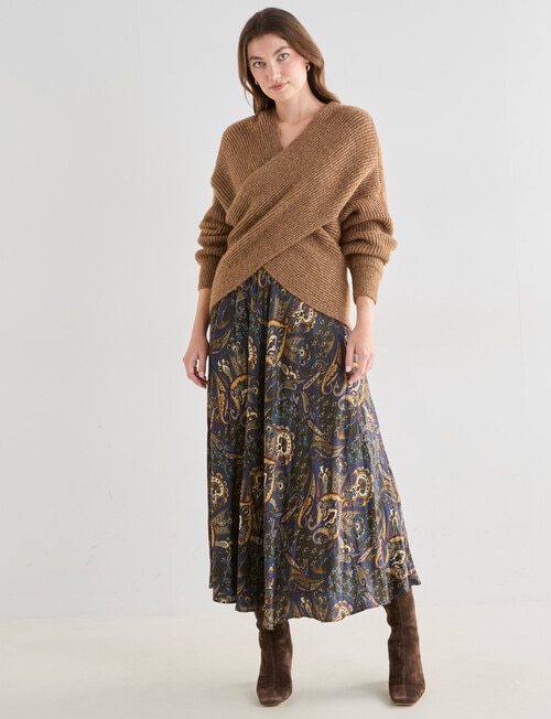 Whistle Wrap Jumper, Bronze product photo View 03 L