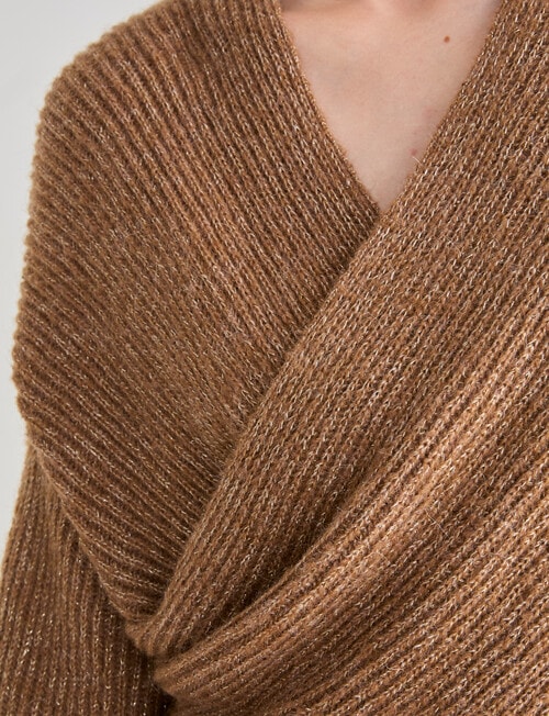 Whistle Wrap Jumper, Bronze product photo View 04 L