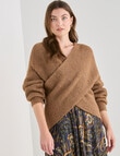Whistle Wrap Jumper, Bronze product photo View 06 S