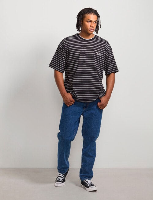 AIR SPACE City Stripe Tee, Black product photo