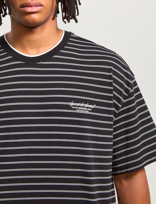 AIR SPACE City Stripe Tee, Black product photo View 04 L