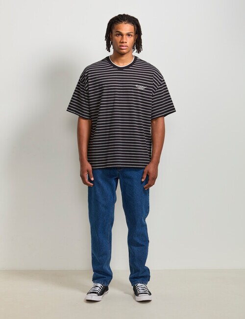 AIR SPACE City Stripe Tee, Black product photo View 08 L