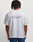 AIR SPACE City Stripe Tee, White product photo View 03 S