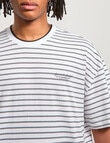 AIR SPACE City Stripe Tee, White product photo View 04 S