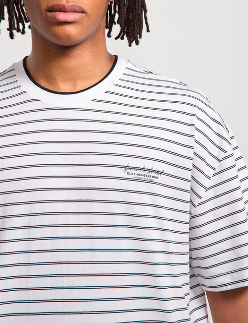 AIR SPACE City Stripe Tee, White product photo View 04 L