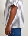 AIR SPACE City Stripe Tee, White product photo View 08 S
