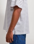 AIR SPACE City Stripe Tee, White product photo View 08 S