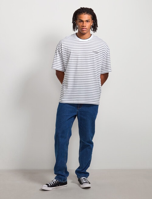 AIR SPACE City Stripe Tee, White product photo View 09 L