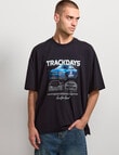 AIR SPACE Track Days Tee, Black product photo View 02 S