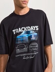 AIR SPACE Track Days Tee, Black product photo View 04 S