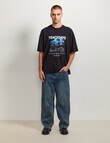 AIR SPACE Track Days Tee, Black product photo View 05 S