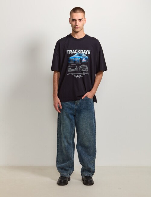 AIR SPACE Track Days Tee, Black product photo View 05 L