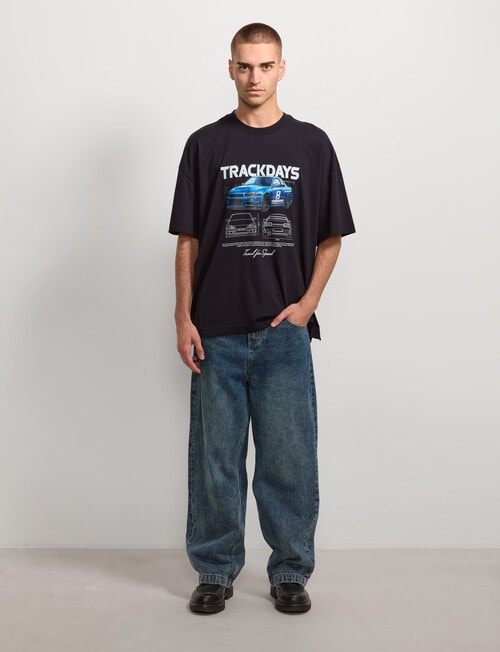 AIR SPACE Track Days Tee, Black product photo View 05 L